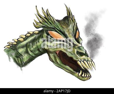Illustration de dragon Banque D'Images