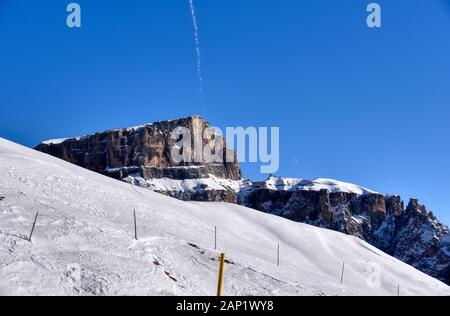 De Passo Sella, vue de Sass Pordoi Banque D'Images