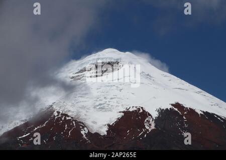 Sommet du volcan Cotopaxi en voyage Ecudaor Banque D'Images