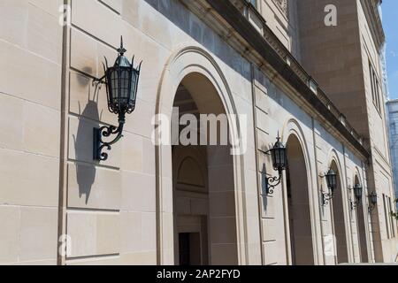 Hershey, PA / USA - Mai 21, 2018 : The Hershey Theatre est un théâtre de 1 904 places en centre-ville et a ouvert ses portes en septembre 1933. Banque D'Images