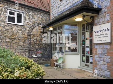 L'arrondissement, Somerset, Angleterre, Wedmore Banque D'Images