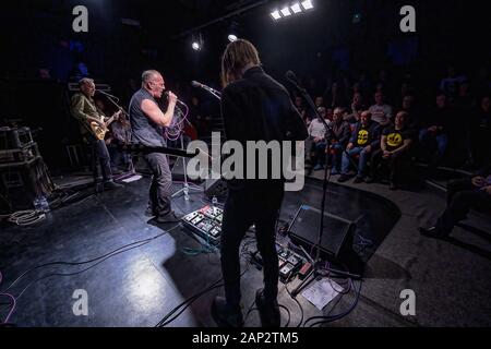 Irvine, en Écosse, le 19 janvier 20202. Légende Punk Richard Jobson revit ses jours avec l'Armory Show avec un concert très intime à l'Harbour Arts Center à Irvine. Banque D'Images