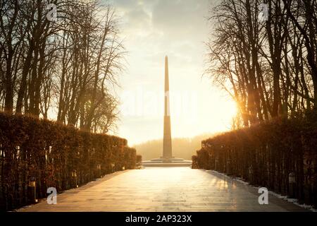 Monument de la gloire éternelle de la Tombe du Soldat inconnu à Kiev, Ukraine Banque D'Images