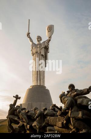 La Patrie monument à Kiev, Ukraine Banque D'Images