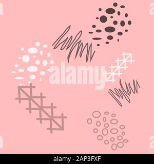 Modèle transparent avec les feuilles et fleurs de lys callas. Le feuillage de la jungle. Illustration de Vecteur