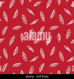 Résumé motif transparent feuille botaniques pour la mode imprime, des milieux, sites web, papier peint, de l'artisanat Illustration de Vecteur