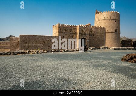 Fort Al Hail À Fujairah, Emirats Arabes Unis Banque D'Images