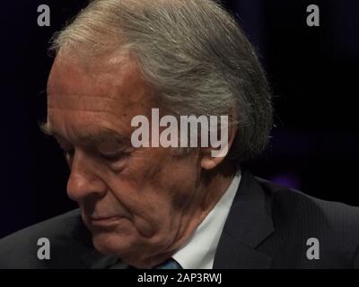 Boston, MA, USA. 20 Jan, 2020. Le sénateur du Massachusetts Edward Markey apparaît avant une réunion au 50e anniversaire BostonÃs MLK Memorial le petit-déjeuner. Credit : Sue Dorfman/ZUMA/Alamy Fil Live News Banque D'Images