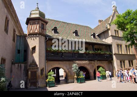 La Vieille Maison Des Douanes À Colmar Banque D'Images