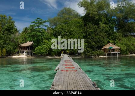 Fatboys Resort, Gizo, Province de l'Ouest, Îles Salomon Banque D'Images