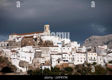 Yunquera, municipalité de sierra de las nieves, Málaga Banque D'Images