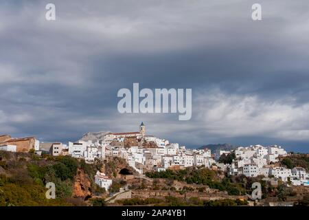 Yunquera, municipalité de sierra de las nieves, Málaga Banque D'Images