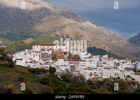 Yunquera, municipalité de sierra de las nieves, Málaga Banque D'Images