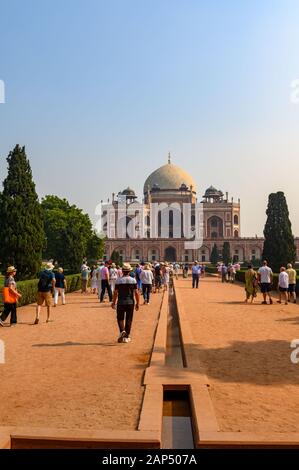 Tombe de Humayun complexe, New Delhi, Inde Banque D'Images