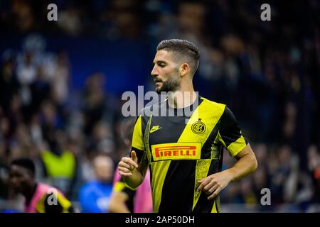 Milan - Oct 23, 2019 : Roberto Gagliardini 5. FC Inter - Borussia Dortmund. La Ligue des Champions. Le stade San Siro Banque D'Images