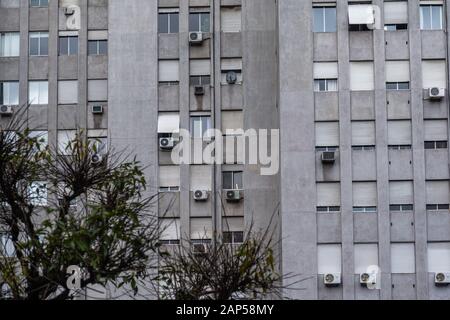 Détail du bâtiment Kavanagh, quartier de la ville Retiro, capitale de l’État Buenos Aires, Argentine, Amérique latine Banque D'Images