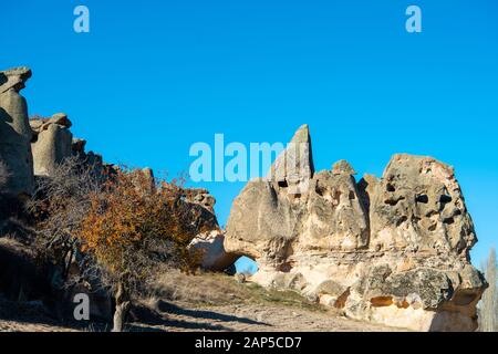 Türkei, Provinz Afyonkarahisar, Phrygien, bei, Döger Felsen dans der Landschaft um den Arslankaya Banque D'Images