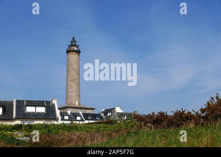 Ile de Batz, le phare, Finistère, Bretagne, France, Europe Banque D'Images