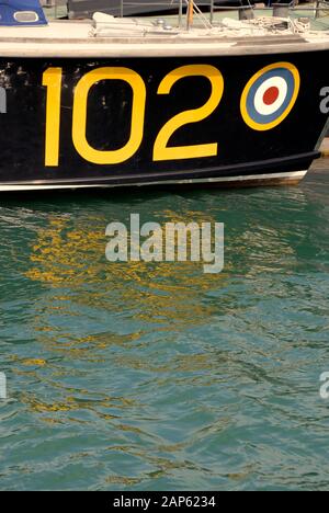 Motor Torpedo Boat (MTB) 102 dans le port de Portsmouth Banque D'Images