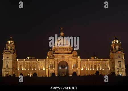 L'Édifice commémoratif Victoria à Kolkata, Inde Banque D'Images