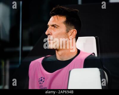 Turin - Oct 22, 2019 : Gianluigi Buffon. Juventus - Lokomotiv Moscou. L'UEFA Champions League. Mathcday 3. Allianz Stadium. Banque D'Images