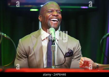 Bala Cynwyd, PA, USA. 21 Jan, 2020. Terry Crews : entrevue à Q102 studio à Bala Cynwyd, PA, le 21 janvier 2020*** ***COUVERTURE Maison : Crédit : Star Shooter/media/Alamy Punch Live News Banque D'Images