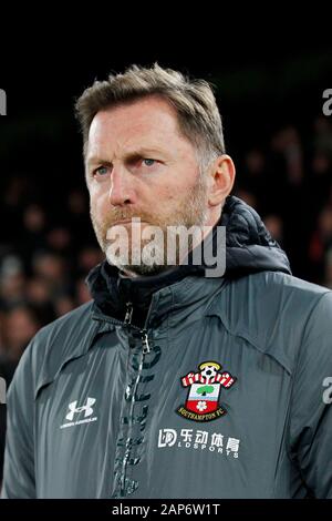 Londres, Royaume-Uni. 21 Jan, 2020. Gestionnaire de Southampton, Ralph Hasenhuttl Ôduring la Premier League match entre Southampton et Crystal Palace à Selhurst Park, Londres, Angleterre le 21 janvier 2020. Photo par Carlton Myrie. Usage éditorial uniquement, licence requise pour un usage commercial. Aucune utilisation de pari, de jeux ou d'un seul club/ligue/dvd publications. Credit : UK Sports Photos Ltd/Alamy Live News Banque D'Images