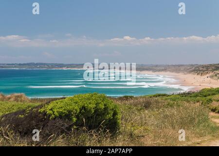 Une belle plage à Phillip Island Banque D'Images