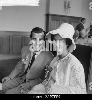 Coen Moulijn mariage ; Banque D'Images
