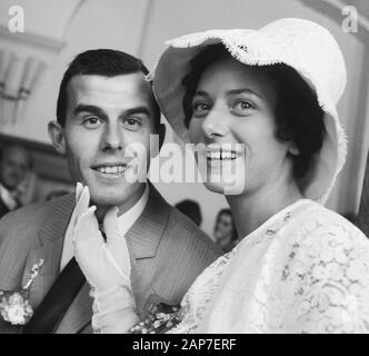 Coen Moulijn mariage ; Banque D'Images