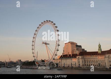 London Eye Banque D'Images