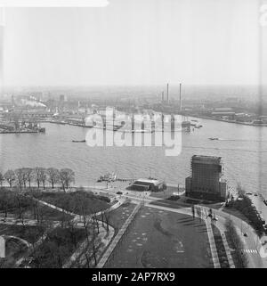 Le Port De Rotterdam Date : 22 Avril 1964 Lieu : Rotterdam, Zuid-Holland Mots Clés : Ports Banque D'Images