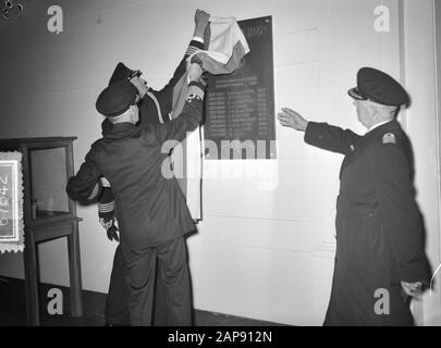 100 ans KIM Den Helder, premier jour Date: 14 octobre 1954 lieu: Den Helder Banque D'Images