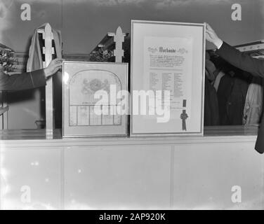 Assemblée générale NWU. Mission Cyclisme. Le cadeau anniversaire Date : 31 janvier 1953 Banque D'Images