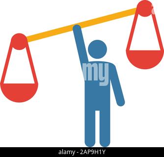 Icône principes. Élément créatif plat de la collection d'icônes d'éthique commerciale. Icône de principes de couleur pour les modèles, la conception Web et les logiciels Illustration de Vecteur