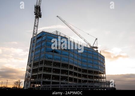 Le nouveau développement de Unity Square à Nottingham City South Side, Notinghamshire Angleterre Royaume-Uni Banque D'Images