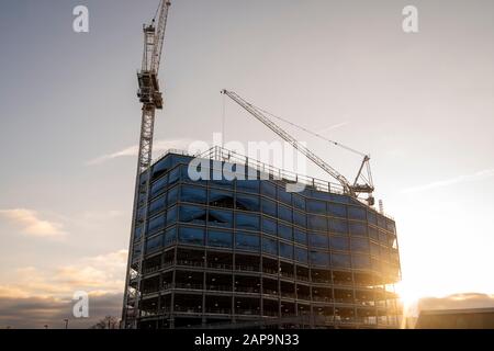 Le nouveau développement de Unity Square à Nottingham City South Side, Notinghamshire Angleterre Royaume-Uni Banque D'Images