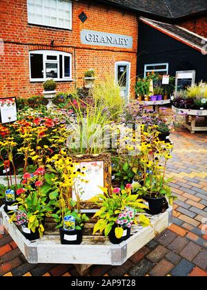 hatton village commercial cour warwickshire angleterre royaume-uni Banque D'Images