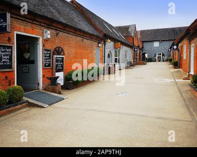 hatton village commercial cour warwickshire angleterre royaume-uni Banque D'Images