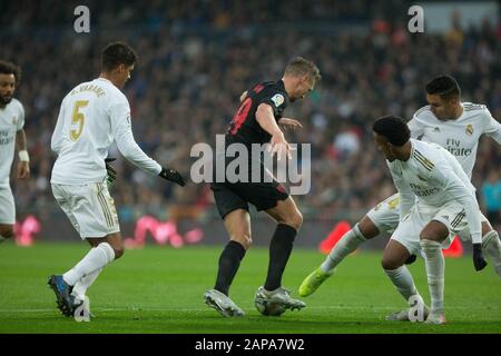 Madrid, Espagne. 18 janvier 2020. PENDANT LE MACTH REAL MADRID CONTRE SEVILLA FC AU STADE SANTIAGO BERNABEU. Samedi 18 JANVIER 2020 crédit: Cordon PRESS/Alay Live News Banque D'Images