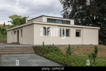 Weimar, Haus am Horn, Muserhaus 1923 nach Entwurf von Georg Muche erbaut, Gartenseite Banque D'Images