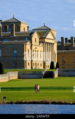Holkham Hall, North Norfolk, Angleterre Banque D'Images