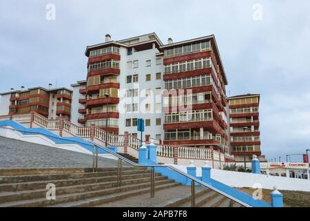 Matalascanas Beach Resort tourisme développements, en hiver, Huelva, Espagne Banque D'Images