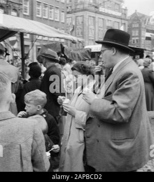 Festival de libération Dam Date: 5 mai 1952 mots clés: Parties de libération Banque D'Images