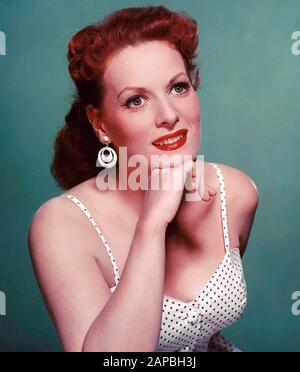 Maureen O'HARA (1920-2015) actrice de film irlandaises-américaines vers 1947 Banque D'Images