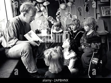 École primaire Nottingham Royaume-Uni 1995 Banque D'Images