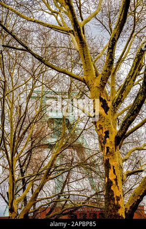 Deutsche Bergbau-Museum Bochum (DBM) ; Musée allemand de la mine de Bochum, plus grand musée de la mine du monde Banque D'Images