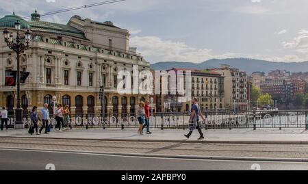 Bilbao Dans Le Nord De L'Espagne 2019 Banque D'Images