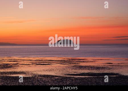 Holm Steep, Bristol Channel. Banque D'Images