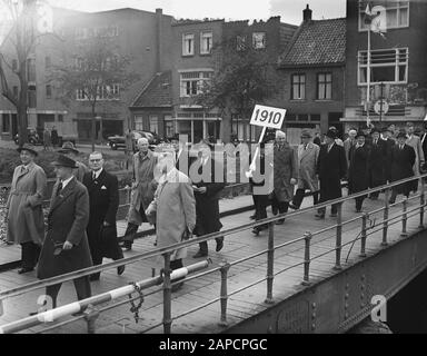 100 ans KIM Den Helder, premier jour Date: 14 octobre 1954 lieu: Den Helder Banque D'Images